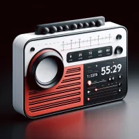 DALL·E 2024-04-22 14.53.44 – Design a realistic image of a modern and stylish radio, using a color palette of red, white, and black. The radio should be sleek and contemporary, ap DALL·E 2024-04-22 14.53.44 - Design a realistic image of a modern and stylish radio, using a color palette of red, white, and black. The radio should be sleek and contemporary, ap